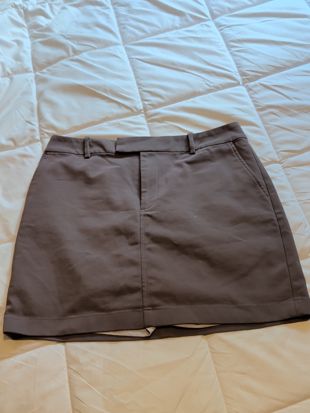 Classic Women's A-Line Skirt in Taupe